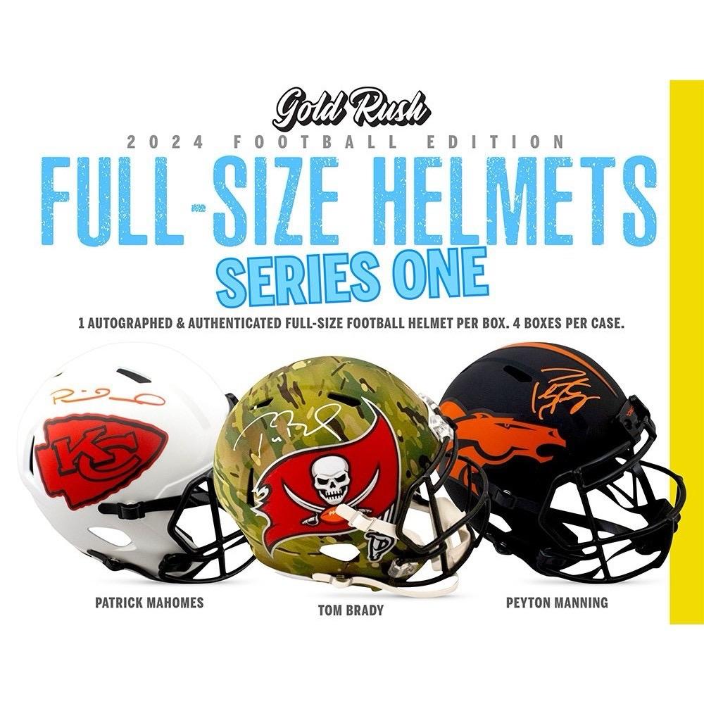 Gold Rush Autographed Full Size Football Helmet 2024 (Series 1)