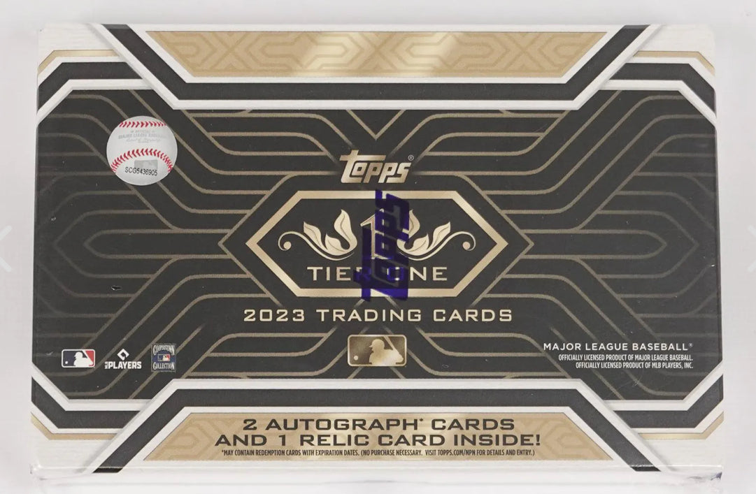 Topps Tier One Baseball 2023 Hobby Box – NJ Card Breaks