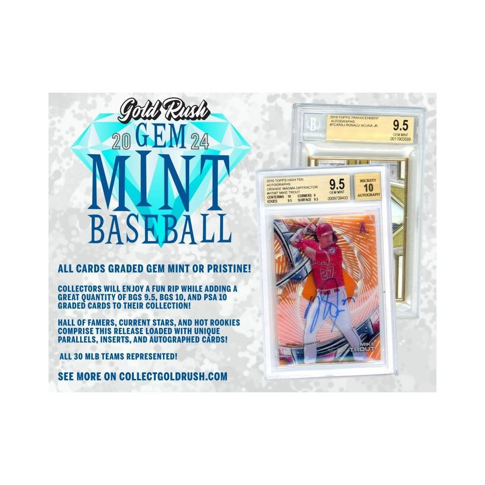 Gold Rush Gem Mint Baseball 2024