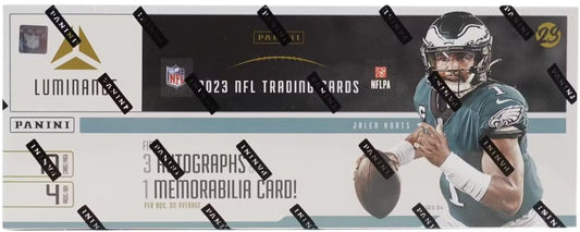 Panini Luminance Football 2023 Hobby Box