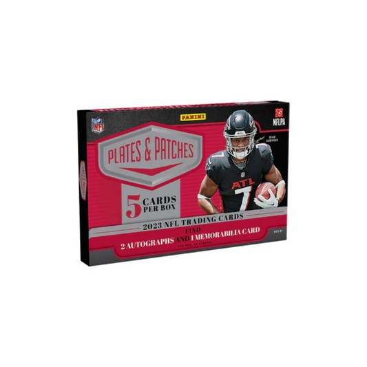 Panini Plates & Patches Football 2023 Hobby Box