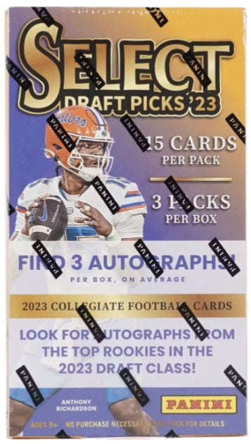 Panini Select Draft Picks Football 2023 Hobby Box