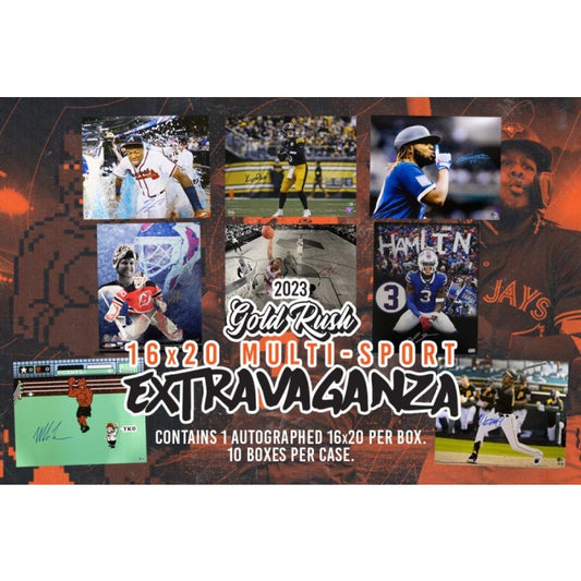 Gold Rush Autographed 16x20 Multi-Sport Extravaganza