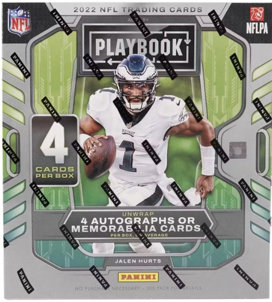 Panini Playbook Football 2022 Hobby Box